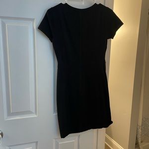 Basic cotton black dress